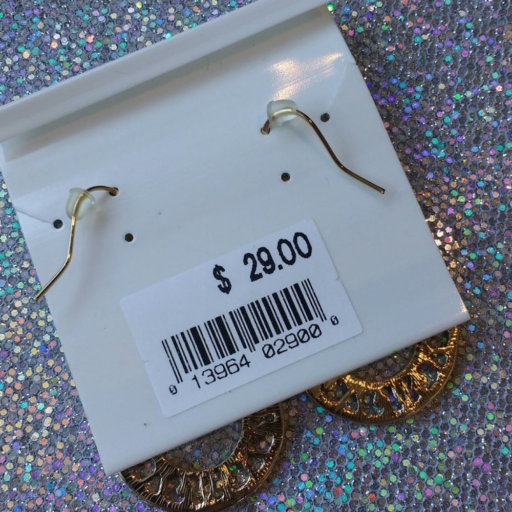 Allison Reed Gold Earrings - Picture 2 of 2